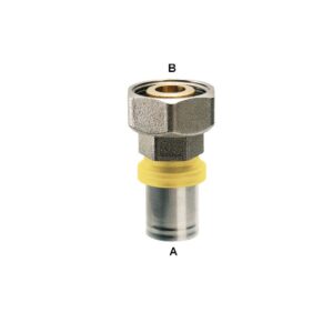 Manicotto C/Dado Girevole 20-3/4 X Collet. A Pinz Gas