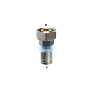 Manicotto C/Dado Girev. 16X2-1/2"F A Pinz. X Collettore