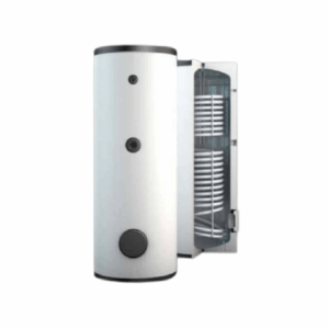 Bollitore Vetrificato Doppio Serpentino Bwps-Zn 500 Solare+Pompa Di Calore