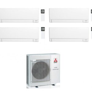 Quadri Split Mitsubishi Electric 7000+7000+9000+12000 serie Bt